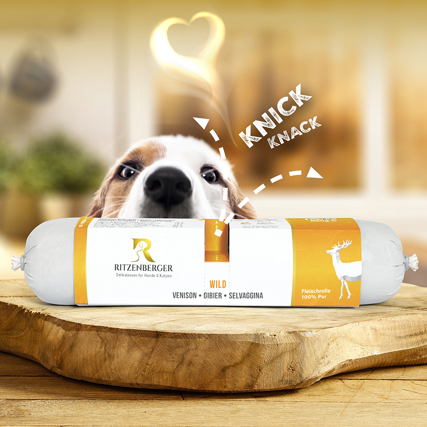 Teaser Ausschnitt Onlineshop Ritzenberger Tiernahrung; Verlinkung zu Referenzseite Onlineshop Ritzenberger Tiernahrung